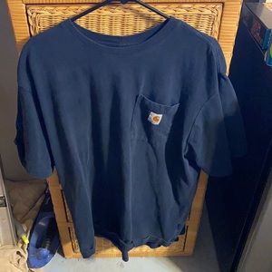 Dark blue short sleeve carhartt